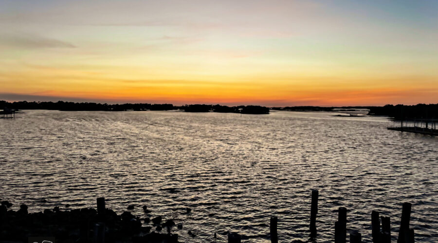 The sun setting along the west coast of Florida provides a variety of colors.